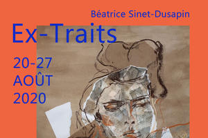 photo Exposition de dessins et peintures  Ex-Trait  Béatrice Sinet-Dusapin