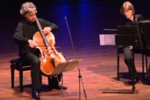 photo Accordéon et violoncelle à l'Abbaye de Boulaur: Elodie Soulard et Raphael Pidoux