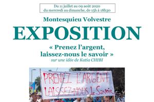 photo Exposition photos « Prenez l’argent, laissez-nous le savoir » sur une idée de Katia CHIBI