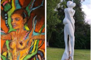 photo Exposition peinture - sculpture par P. Accad et N. Roland-Billecart