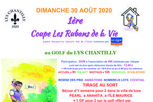 1ÈRE COUPE LES RUBANS DE LA VIE 30 AOÛT 2020