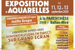 Exposition d'aquarelles