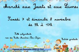 Marché aux jouets et aux livres