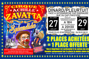 Le cirque Achille Zavatta à Dinard/Pleurtuit !