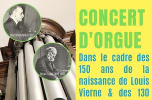 Concert d'orgue Vierne-Franck