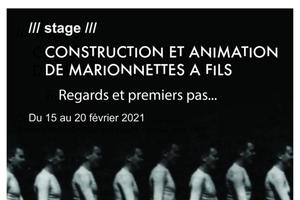 Stage : fabrication et animation de marionnettes à fils.