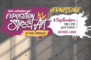 photo Vernissage Exposition Street Art by Vatel Bordeaux