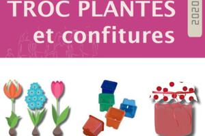 Troc PLANTES et CONFITURES, et presse à jus de fruits.