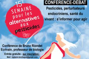 photo CONFÉRENCE-DÉBAT Pesticides, perturbateurs endocriniens, santé du vivant : s’informer pour agir