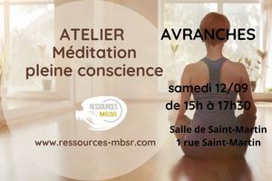 Atelier méditation pleine conscience