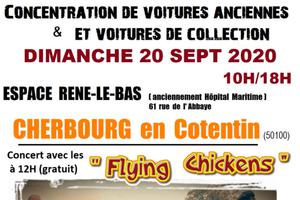 photo Concentration de voitures anciennes et collection 20 sept CHERBOURG