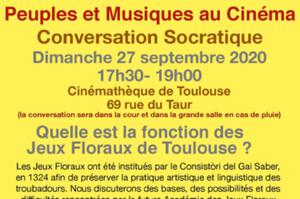 photo CONVERSATION SOCRATIQUE : Quelle est la fonction des jeux Floraux de Toulouse?