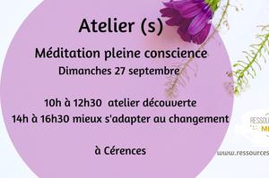 Atelier méditation pleine conscience