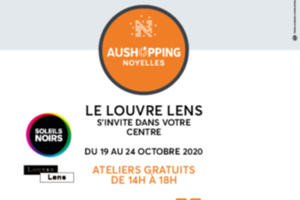 Ateliers créatifs au centre Aushopping de Noyelles-Godault avec le LOUVRE-LENS