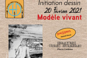photo modèle vivant - initiation Dessin
