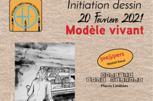 photo modèle vivant - initiation Dessin