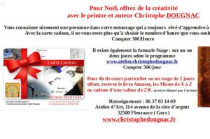 photo carte cadeau cours ou stage de dessin