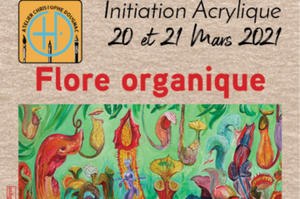 Stage initiation acrylique / flore organique