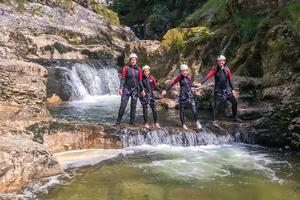 photo canyoning dans le jura