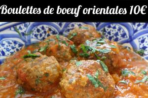 photo Week-end Boulettes de boeuf orientales à emporter