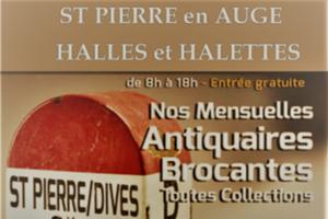 Marché mensuel d'Antiquités-Brocante de St PIERRE en AUGE(14)