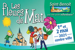 Les Fleurs de Mai, marché aux Fleurs de Saint-Benoît (86)