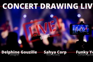photo Concert Drawing Live