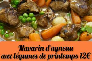 photo Week-end Navarin d 'agneau aux légumes de printemps