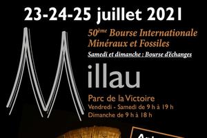 50 ème Bourse internationale minéraux fossiles Millau 2021