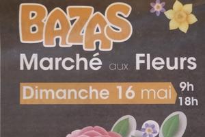 photo marché aux Fleurs Bazas