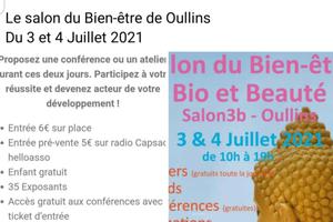 SALON DU BIEN-ÊTRE BIO ET BEAUTÉ DE OULLINS 3 4 JUILLET 44 GRD RUE PARC CHABRIERE