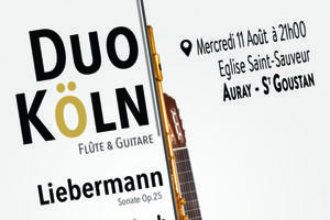 photo Duo Köln - Flûte & Guitare - Mercredi 11 Août à Auray