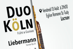 Duo Köln - Flûte & Guitare - Vendredi 13 Août à Loctudy
