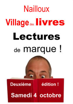 Nailloux village des livres, lectures de marque