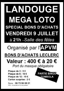 MEGALOTO 9 JUILLET