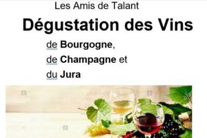Dégustation des Vins de Bourgogne, Jura et champagne