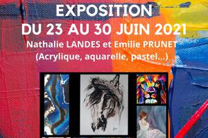 Exposition peintures (acrylique, aquarelle et pastel...)