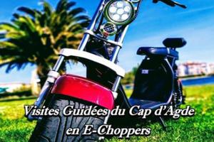 Visites guidées du Cap d'Agde en E-chopper