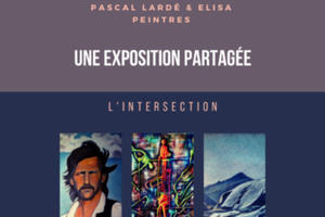 Exposition des peintres Pascal LARDE et ELISA : L'intersection