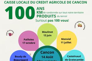 photo 100 ans de la caisse locale du crédit agricole de Cancon