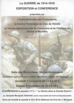 La guerre de 14-18, exposition et conférence