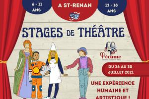 photo Deux stages de théâtre enfants et ados Juillet 2021