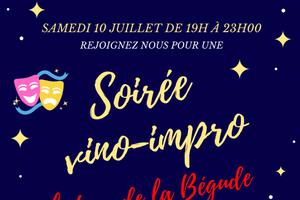 Soirée vino-impro au Château de la Bégude (Rousset)