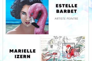 Exposition de peintures et sculptures Estelle Barbet et Marielle Izern