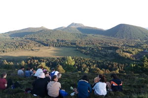 Les P'tites virées du Parc - Coucher de soleil sur le Puy des Gouttes