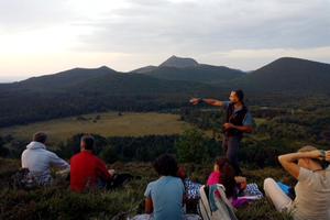 Les P'tites virées du Parc - Coucher de soleil sur le Puy des Gouttes