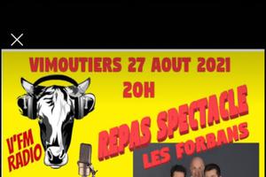 photo Repas spectacle vfm radio Vimoutiers