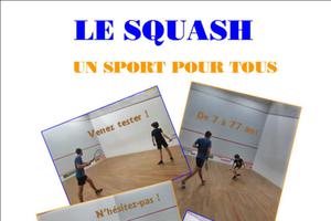 photo SQUASH : venez tester gratuitement