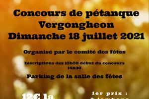 Concours de pétanque