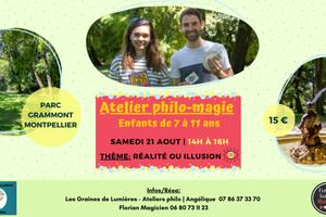 Ateliers philo-magie enfants Montpellier